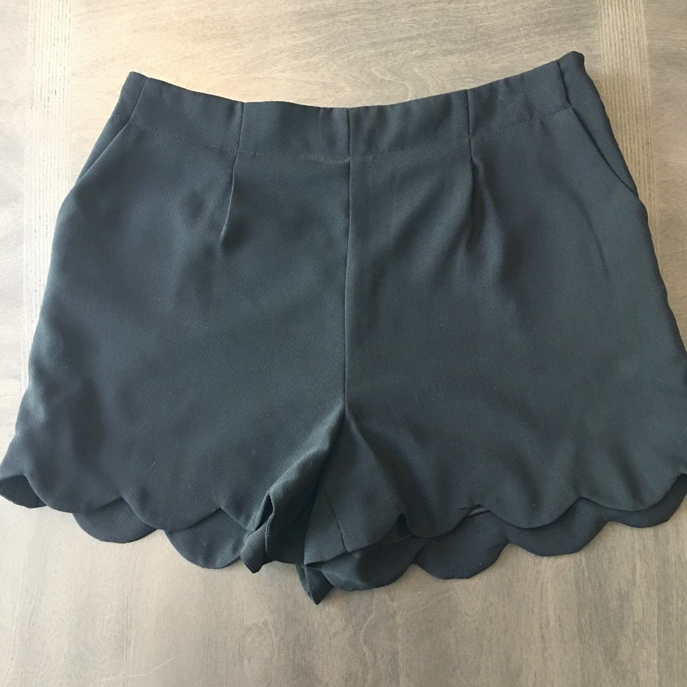 Mitto Black Fashion Shorts